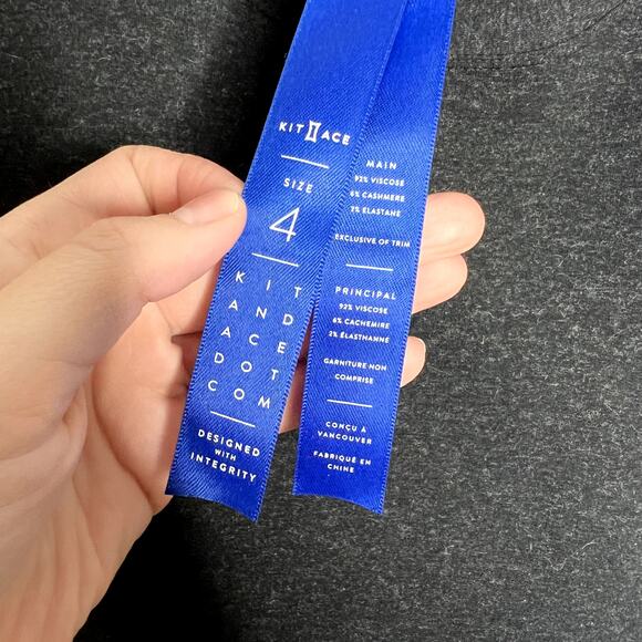 Kit and Ace Dark Gray Tunic Sweater - Picture 5 of 6